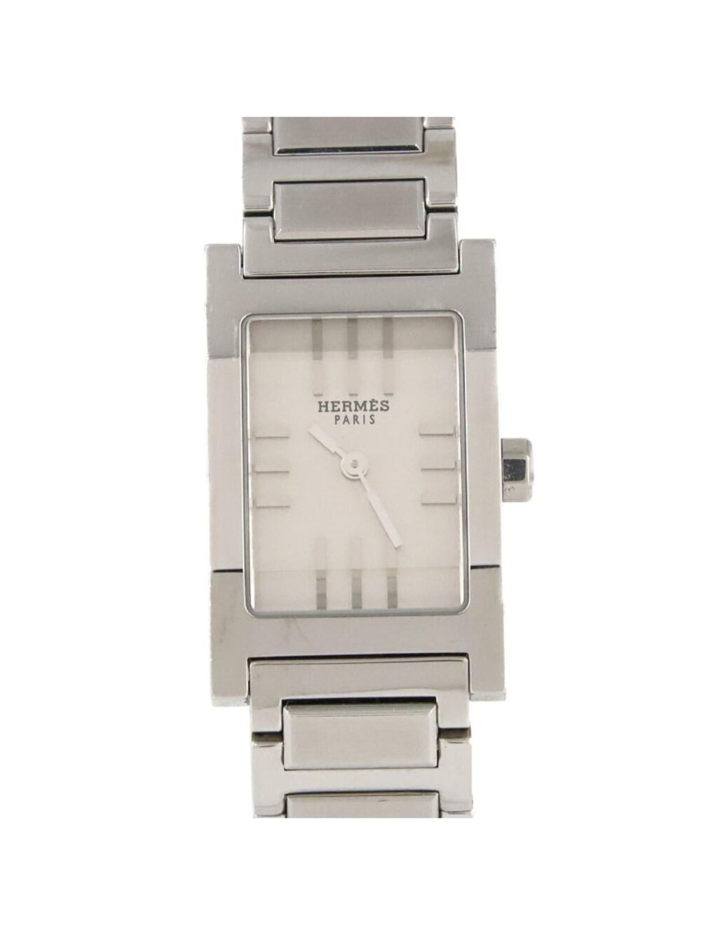 Hermes t Tandem TA 1.210 SS Quartz Watch